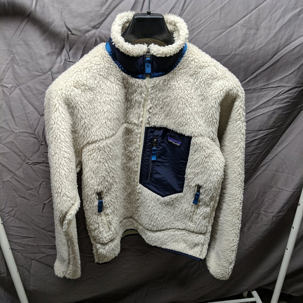 Patagonia Men's Classic Retro-X Regular Fit Fleece Jacket Natural Size S